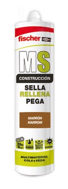 MASILLA ELASTICA MS CONSTRUCCIÓN 280 ML MARRÓN