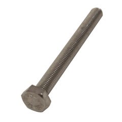 TORNILLO ROSCA METRICA DIN 933 ACERO INOXIDABLE A2 6 X 50 MM. 100 UDS.